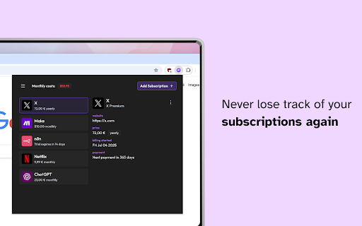 Trialguard :: Track subscriptions and get notified before trials expire