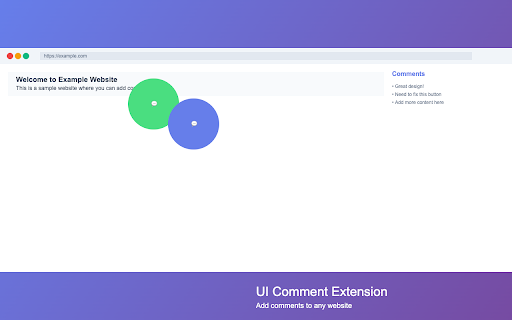 UI Comment - Add Comments to Any Website :: Add comments, feedback, and annotations to any website. Perfect for team collaboration, design reviews, and website feedback.