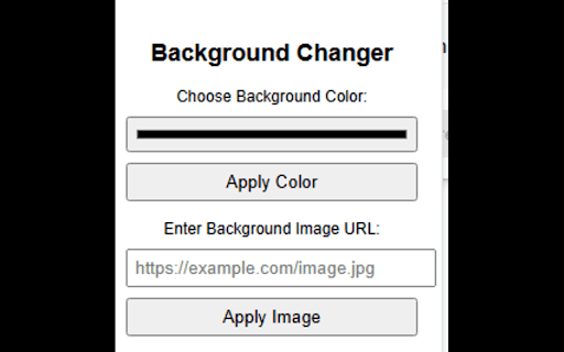 Background Changer :: Change the background color or image of any webpage.