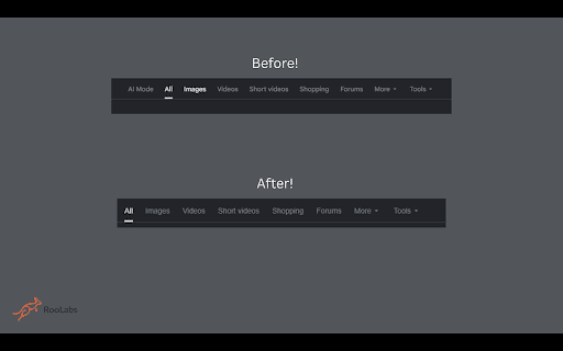 Google AI Remover :: This is a tool that removes the new AI mode tab at the top of the google search bar and/or AI overviews!