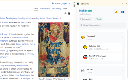 TechScope :: Analyze and discover technologies used on any website