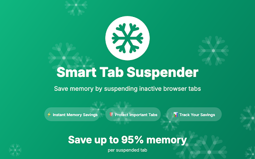 Smart Tab Suspender :: Save memory by suspending inactive tabs. Auto-suspend after inactivity and restore with a single click.