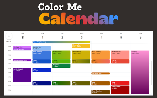 Color Me Calendar :: Customize your Google Calendar with unlimited custom colors