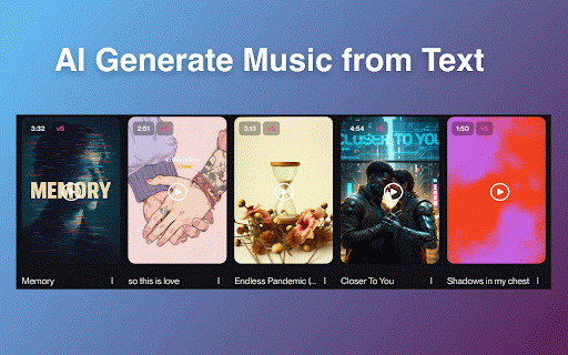 AI Music Generator - Create Original Songs from Text :: AI music generator that turns text into original songs with vocals and custom lyrics. No musical experience required.