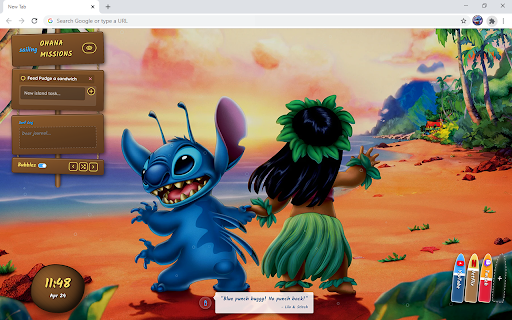Stitch Cute HD Wallpaper New Tab :: Customize new tab with stitch wallpaper extension and display cute wallpapers you admire in your background.