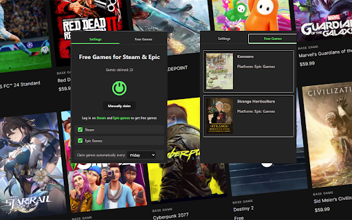 Free Game Claimer for Steam & Epic :: script to claim free games on Epic Games Store