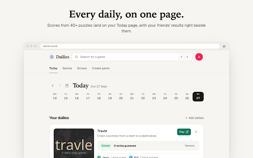 Dailies Capture :: Logs your daily puzzle results to Dailies the moment you press Share, without leaving the game.