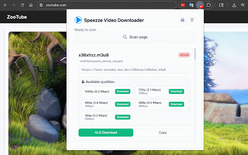 Speezze Video Downloader :: Advanced video downloader with M3U8/HLS stream support