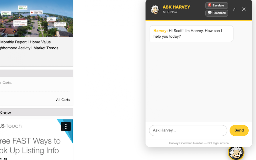 Ask Harvey :: AI training assistant for Harvey Goodman Realtor agents