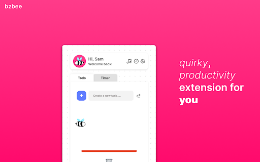 bzbee :: Get productive with a study buddy!
