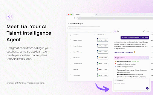 Sapia.ai Extension :: Find top talent, schedule interviews, and do so much more with the Extension.
