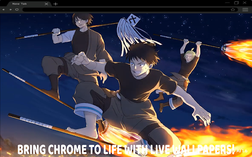 Anime Fire Force Live Wallpaper :: Ignite your screen with the blazing power of Fire Force anime heroes! 🔥🧯