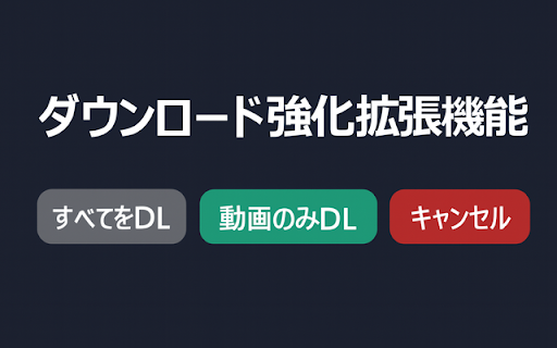 Gofile 一括ダウンローダー :: Gofile ページに『すべてをDL』『動画のみDL』『キャンセル』を追加。