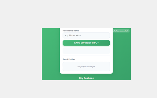 18 Production - Autofiller :: Save form inputs and autofill them later.