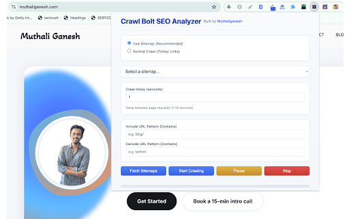 Crawl Bolt SEO Analyzer :: Analyze website SEO by crawling pages