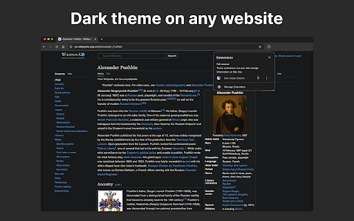 Dark Mode Chrome :: Switch to Dark Mode Chrome in one click for a stylish dark background website. Enjoy your favorite night theme app anytime!