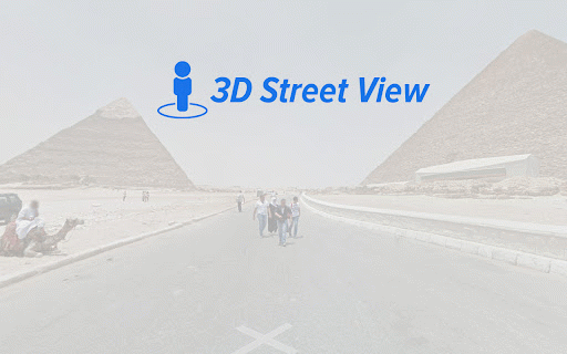 3D Street View :: 3D Street View extension provides quick Street View search. Click the extension icon to get Started.