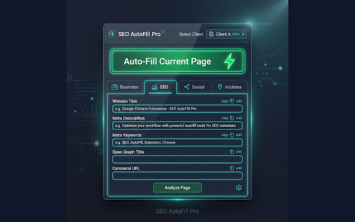 SEO AutoFill Pro/ Roboform Free Alternative :: Auto-fills directories, social bookmarking, and link-building forms using secure SEO profiles.
