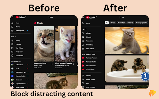 Goldfish - Site Blocker, Hide Elements on YouTube & Instagram :: Block distracting websites and hide elements on YouTube & Instagram to help you focus.