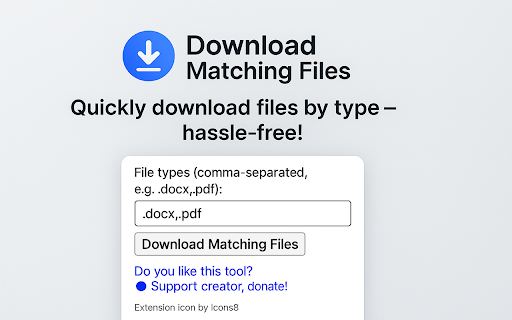 Basic File Mass Downloader :: Basic File Mass Downloader is a lightweight extension that lets you:
✅ Automatically collect and download all file links (e.g.…