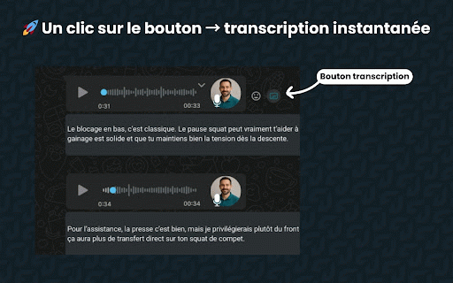 WhatsApp Voice Transcriber :: Transcribe voice messages in WhatsApp Web using OpenAI Whisper.