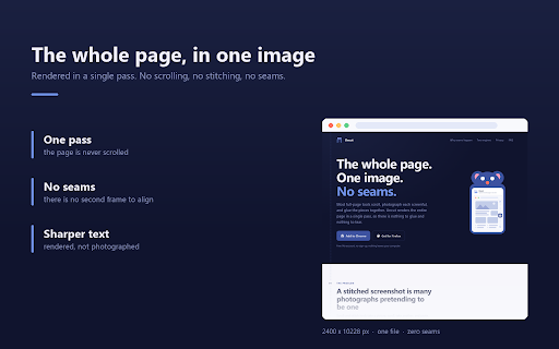 Uncut: Full Page & Responsive Screenshots :: Full page screenshot in one pass, no seams. Capture any screen width, edit it, and export PNG, JPEG, PDF or SVG.