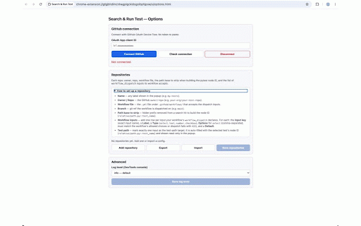 Search & Run Test :: Select a test name on Jira/Confluence, find it across configured GitHub repos, and dispatch the matching GitHub Actions workflow.