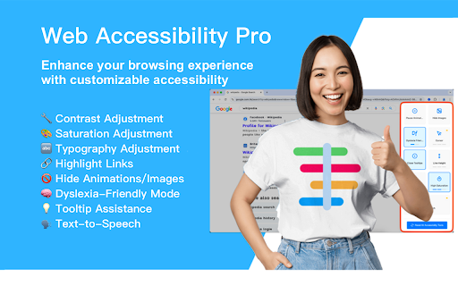 Web Accessibility Pro :: Best tool to help users access the internet more easily