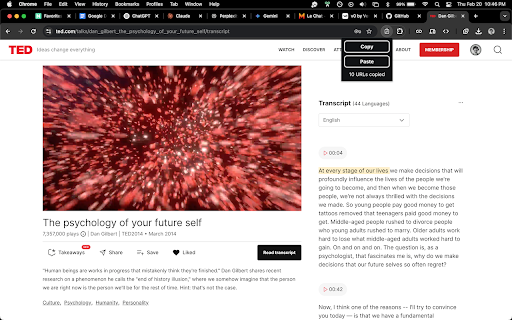 Copy Tabs URLs :: Copy/Paste the URLs from all your open tabs