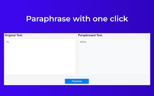 AI Paraphraser :: Meet AI Paraphraser – an AI paraphrasing tool to instantly rewrite text with smart AI. Try the ultimate paraphraser AI for Chrome!