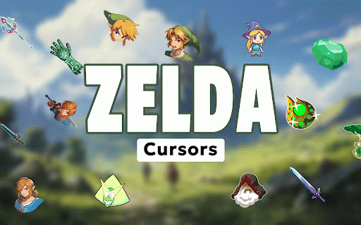 Zelda Cursor - Legend of Zelda for Chrome :: It's dangerous to go alone! Apply this Zelda cursor with Link, Master Sword, Triforce & Hyrule's greatest heroes!