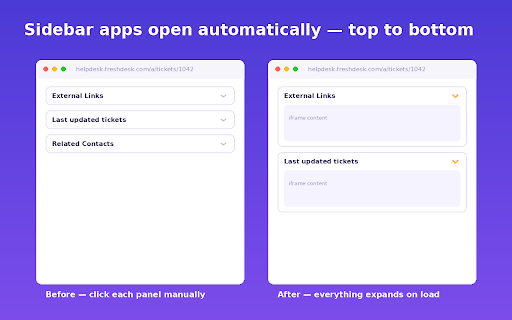 Freshdesk Auto-Expand Sidebar Apps :: Automatically expands collapsed custom app panels in the Freshdesk ticket sidebar.