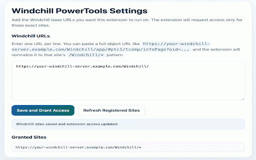 Windchill PowerTools :: Windchill debug toolkit: JCA debug resolver, API tester, type & attribute search, data model export, log and screenshot tools.