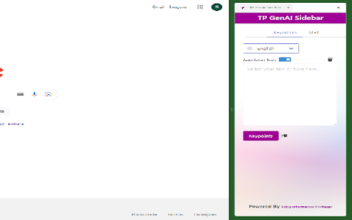 TP GenAI Sidebar :: TP Portugal extension used for AI purposes