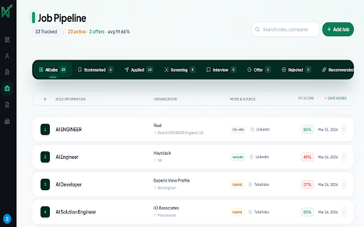 AlloyNext :: Save job listings directly to your AlloyNext dashboard with one-click extraction.