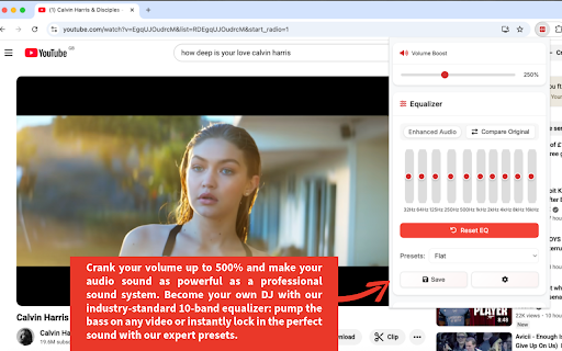 Audio Enhancer Pro :: Professional volume control, 10-band EQ, AI audio enhancement, and immersive 3D spatial audio for your browser