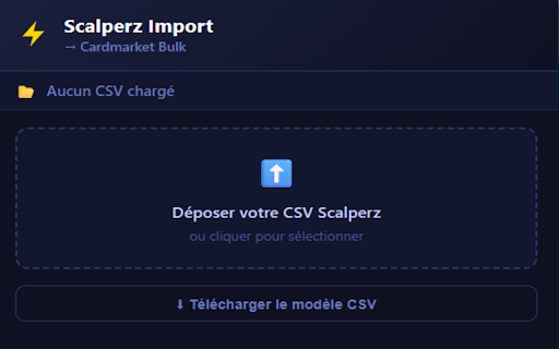 Scalperz — Vente automatisée :: Prépare et publie tes cartes sur Vinted, eBay et CardMarket depuis Scalperz.