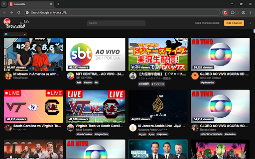 browsable YouTube Live :: YouTube Live is awesome, but browsing for streams is hard sometimes. With this extention all streams are gonna become browsable!