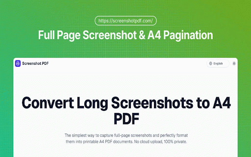 Web to PDF Pro: Full Page Capture & A4 Pagination :: Convert entire webpages into professional A4 PDFs. Perfect for printing, archiving, and offline reading. No messy long images.