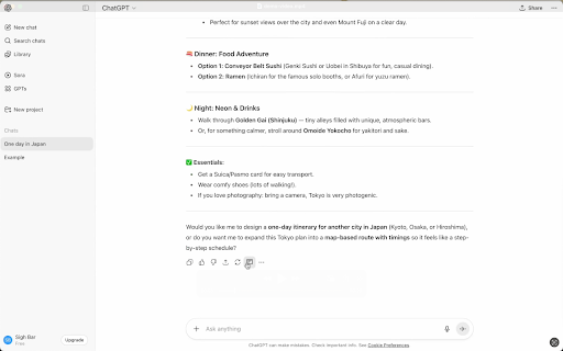 SideThreadGPT :: ChatGPT Branching in a Sidebar