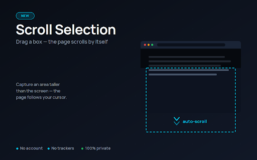Full Page Screenshot - Scroll, Area & Full Capture :: Capture full pages, areas, or scrolling selections — and copy every shot to your clipboard to paste with Ctrl+V.