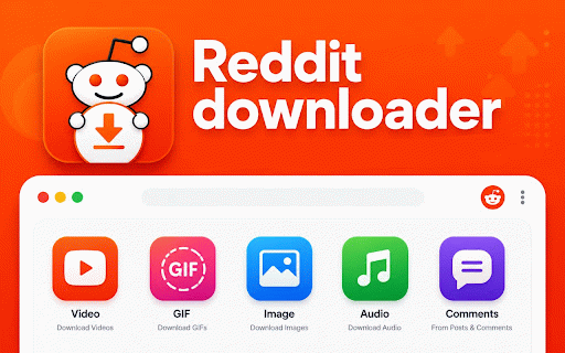 Reddit Downloader - Save Videos, GIFs & Images by Any Downloader Pro :: Download Reddit videos, GIFs, images, and audio from posts and comments in one click with a fast, clean interface.
