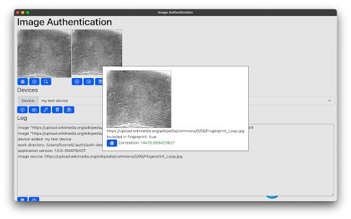 Image Authentication Web Browser Extension :: This extension allows for authenticating images