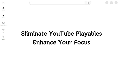 Hide YouTube Playables :: Hides the Playables section on YouTube and redirects Playables page to the homepage.