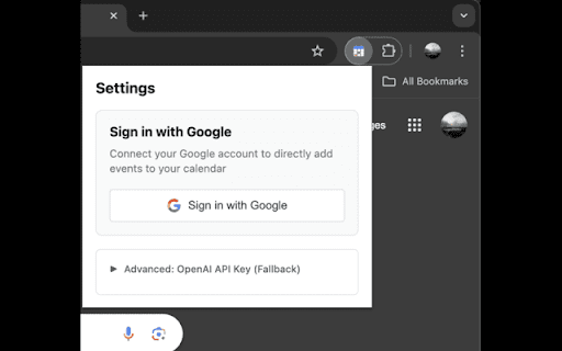 Calendar Event Creator :: Create Google Calendar events from selected text using OpenAI API