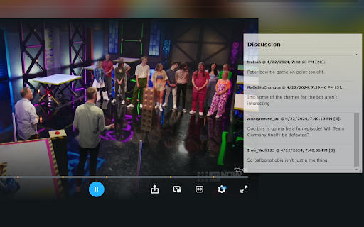 Live Reddit Commentary :: Displays live comments from Reddit for live streamed TV shows.