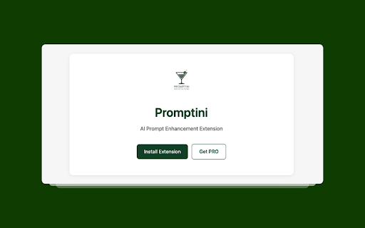 Promptini - Advanced AI Prompting Assistant :: Transform simple prompts into professional AI prompts. Simplify prompt engineering with guided templates and best practices.