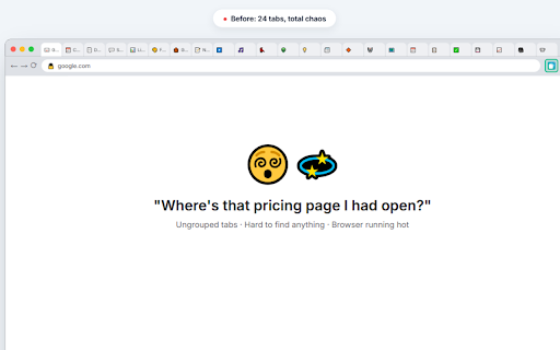 Tab Organizer AI :: Organize your tabs by topic with one click using AI