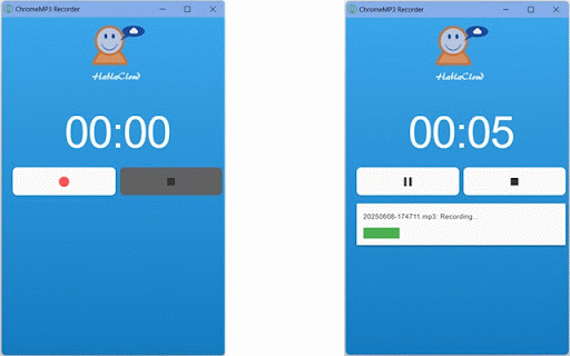 ChromeMP3 Recorder Extension :: Simple, easy to use voice recording app ideal for language instruction and testing.