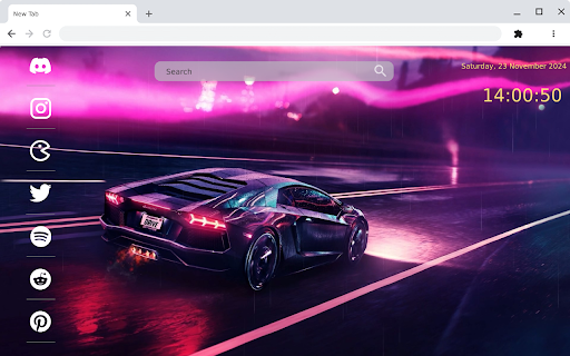 Kid Luffy Smile Live Wallpaper One Piece :: Feel the thrill of speed even in the rain with the Lamborghini Aventador gliding through a wet road under a stormy sky!